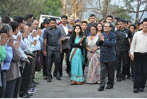 The Governor of Arunachal Pradesh Shri JP Rajkhowa visited the Jawaharlal Nehru College, Pasighat on 1st March 2016.